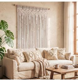 Boho curtain decor
