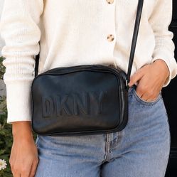 DKNY donna Karen Adjustable Crossbody, Modern Fake Leather Purse Bag Handbag