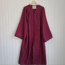 Maroon Burgundy Unisex Graduation Gown/Costume 