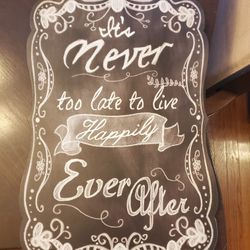 Wooden decorative plaque