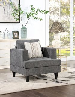 Huntington Accent Chair- Gray
