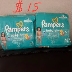 Pampers $15