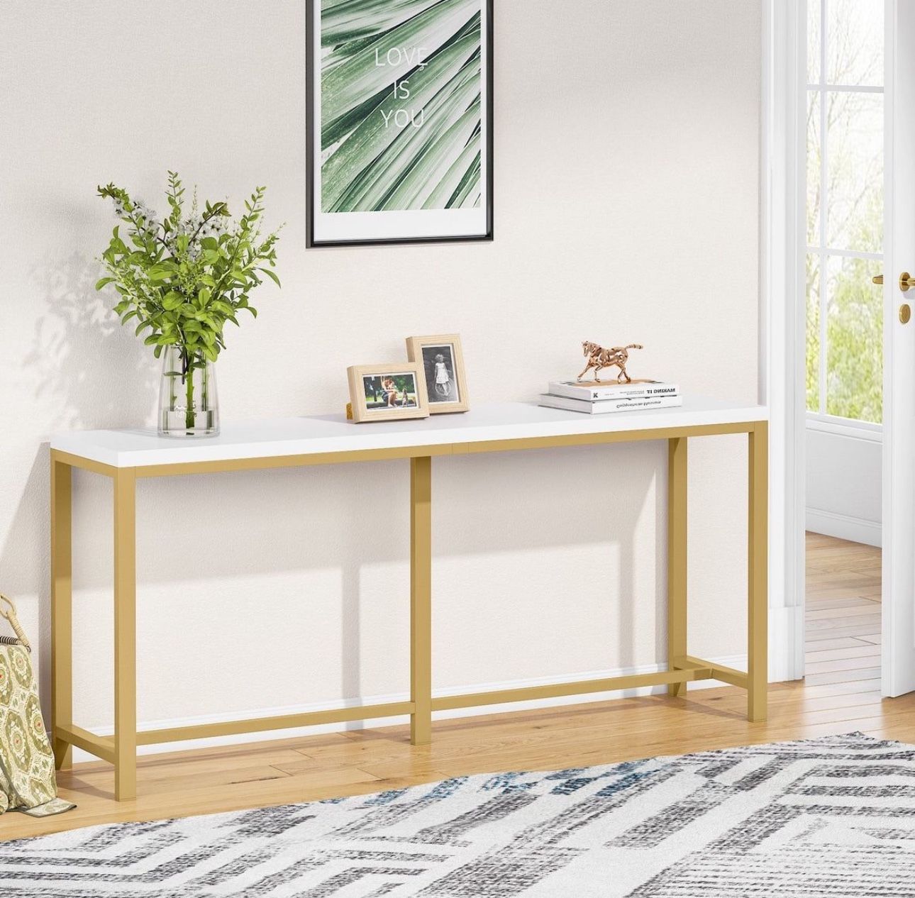 70.9 Inch Console Table, Skinny Long Entryway Table Sofa Table Brand new still in the box (8)8)