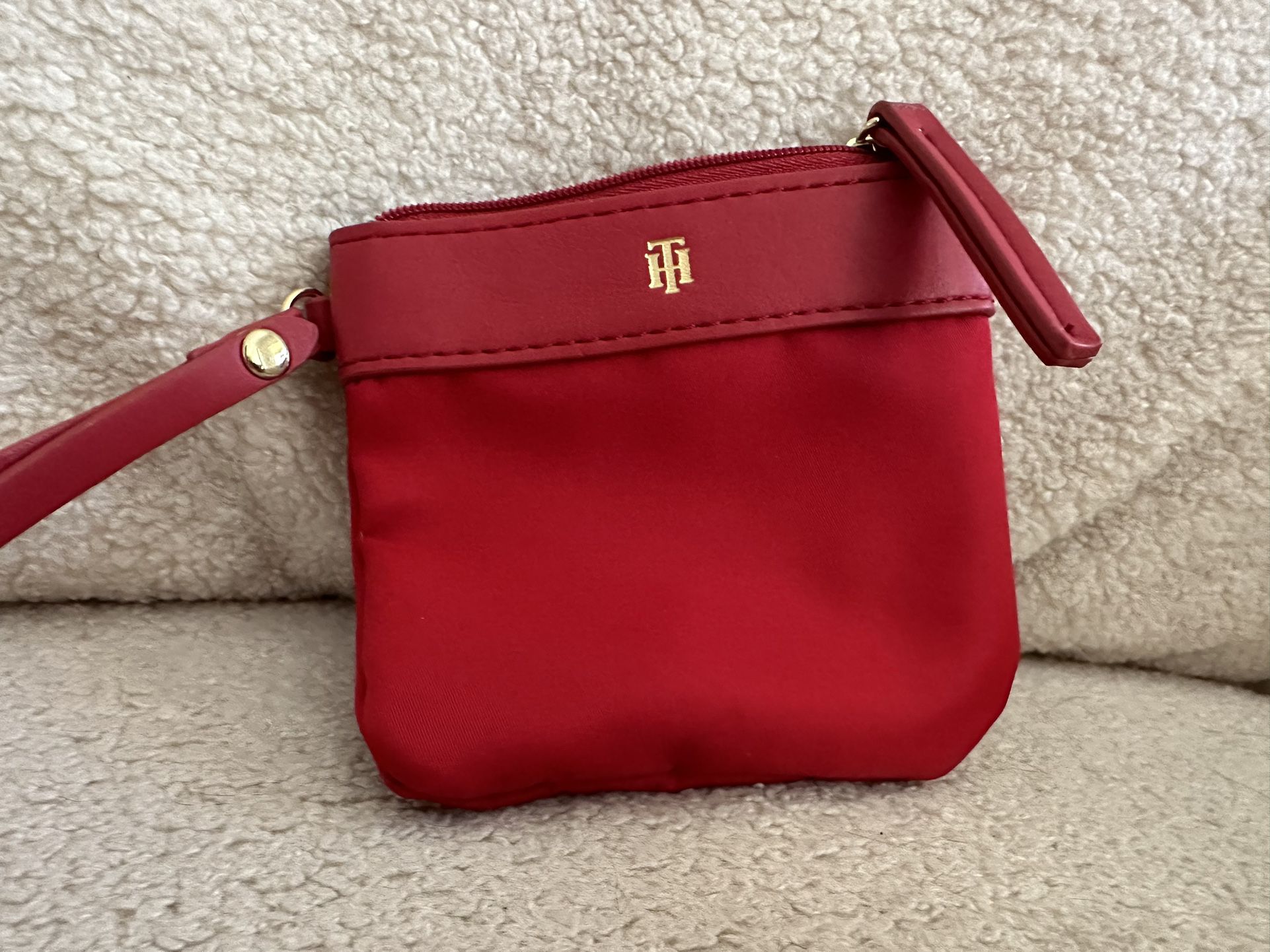 Tommy Hilfiger Coin Purse In Red 