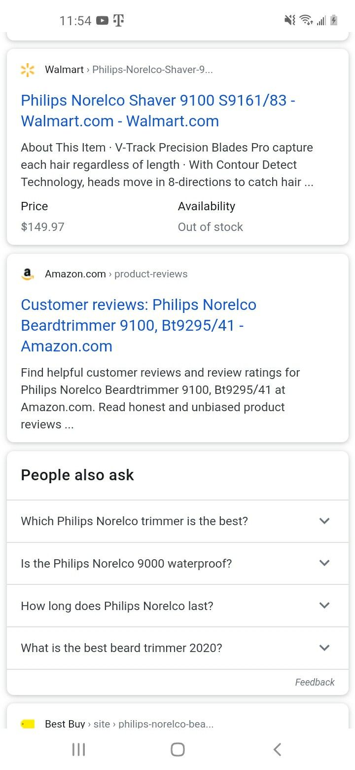Phillips norelco 9100 shaver