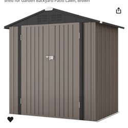 Metal Outdoor Shed  6x4 Brand new In Box 