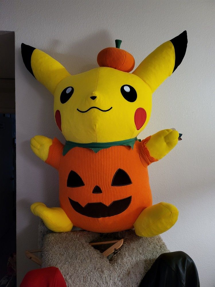Huge 36" Pikachu Halloween Plush