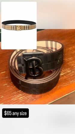 Burberr y belt adjustable