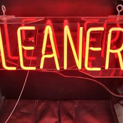 Cleaners Neon Sign