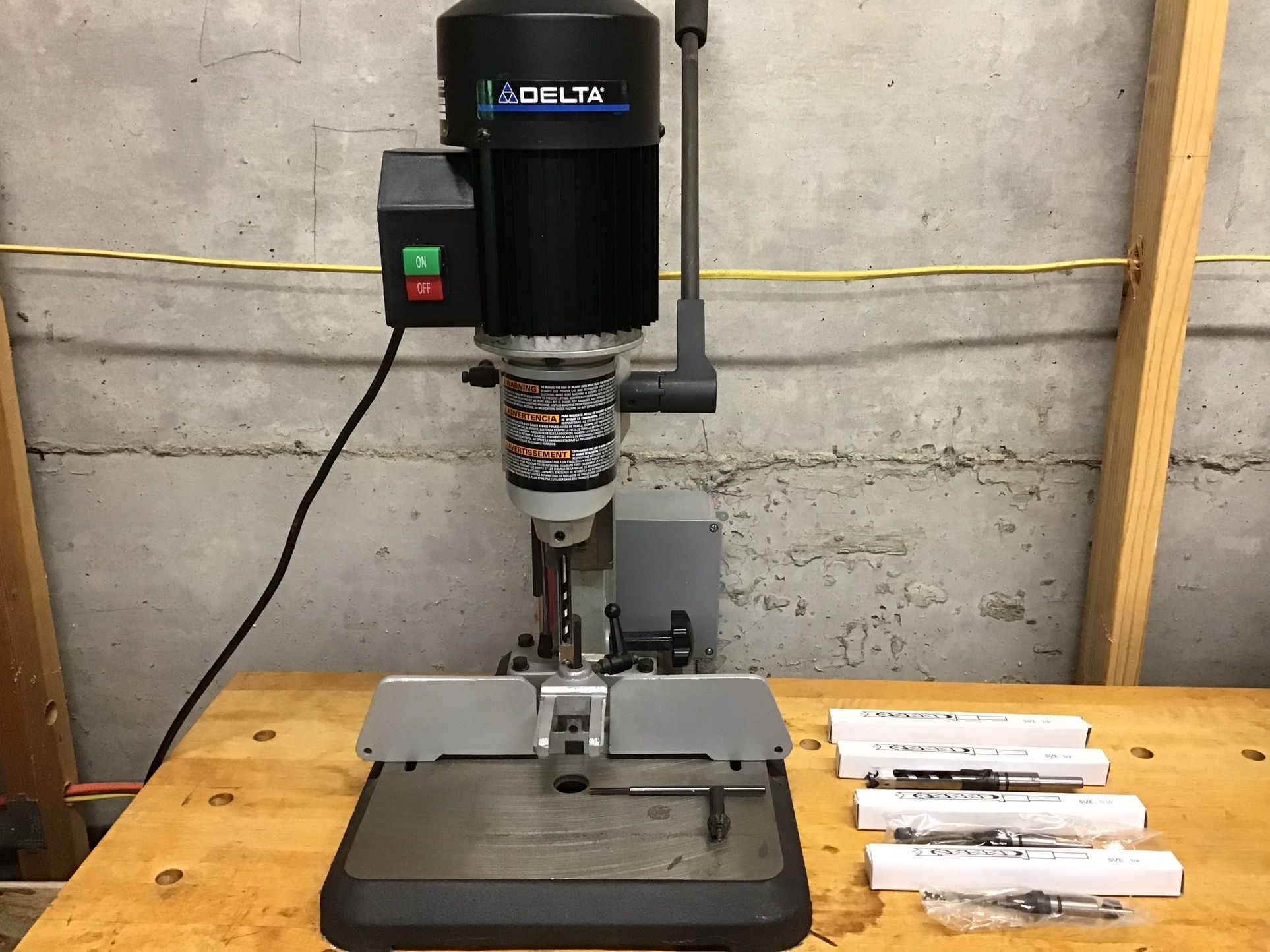 Delta 14-651 1/2Hp Deluxe Hollow Chisel Mortiser