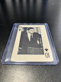 1966 Green Hornet Playing Cards Bruce Lee - 10 Of Clubs