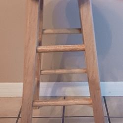 Two Wooden Bar Stools