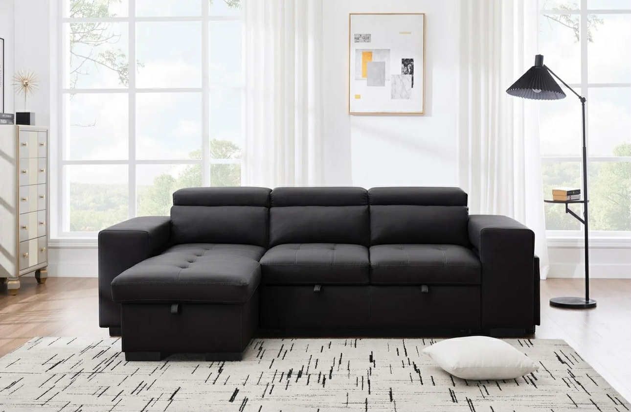 Brand New Sleeper Sectional Sofa / Sofa Cama Seccional con Almacenamiento Nuevo... FAST DELIVERY 🚚