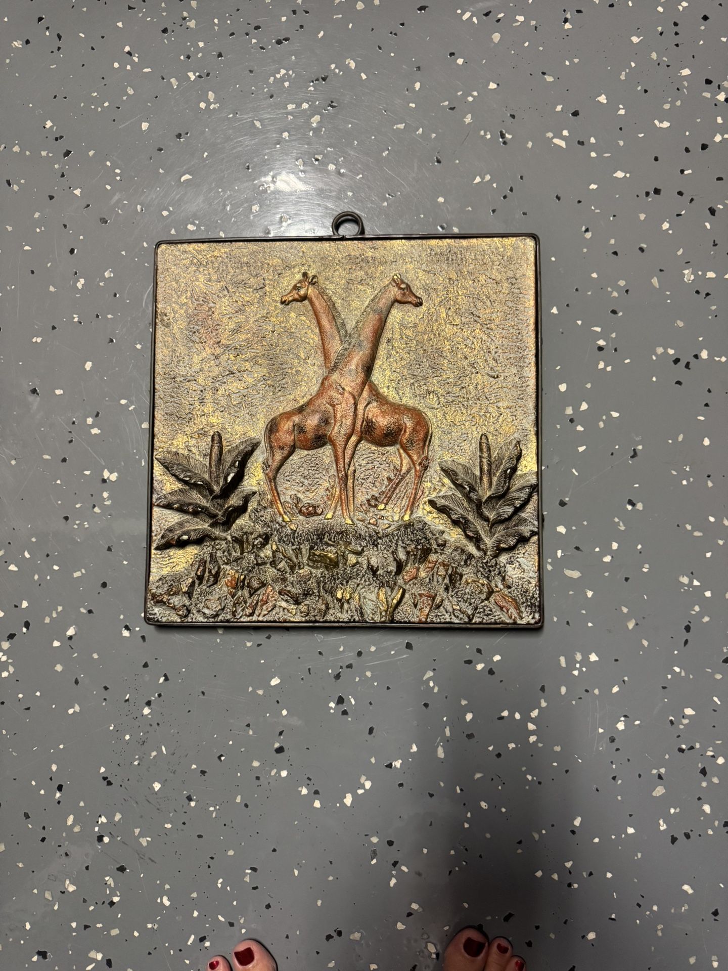 Giraffe Metal Wall Art