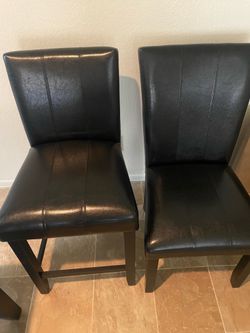 Chairs and side tables