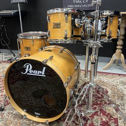 Pearl Masters Custom MMX 4pc Natural Maple Drum Set