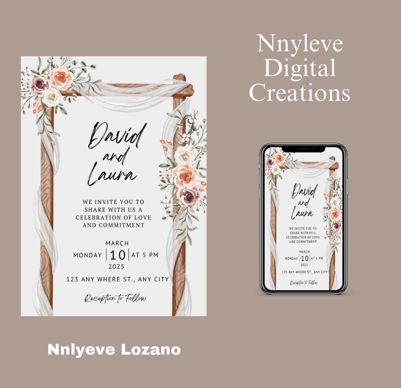 Digital invitations and flyers