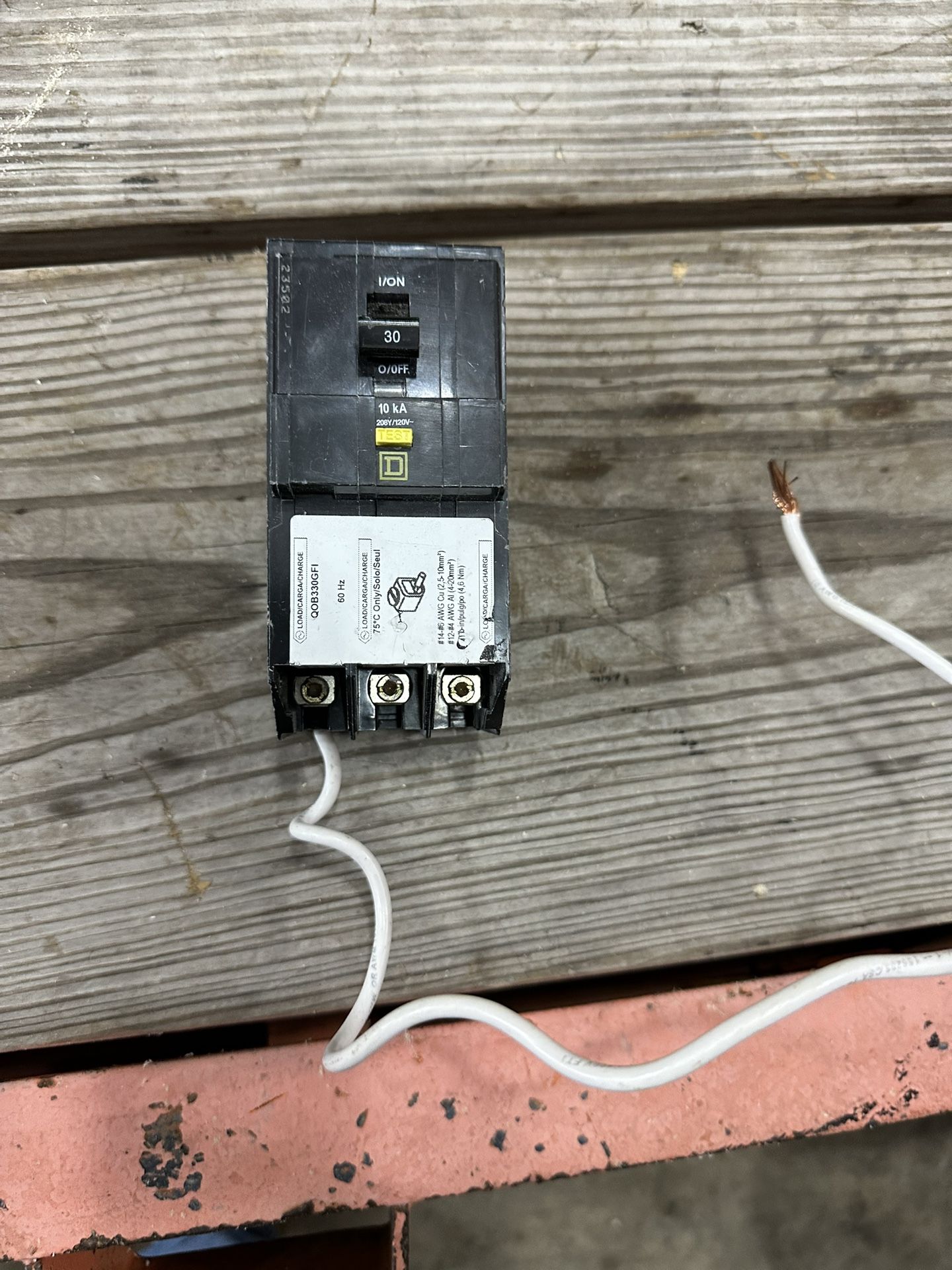 Square D - 30amp - QO series GFCI circuit breaker