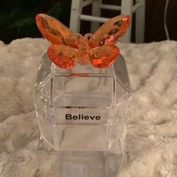 New Butterfly Believe  Jewelry Trinket Box 