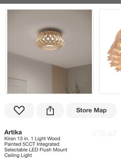 Artika Kiran LED Flush Mount Light