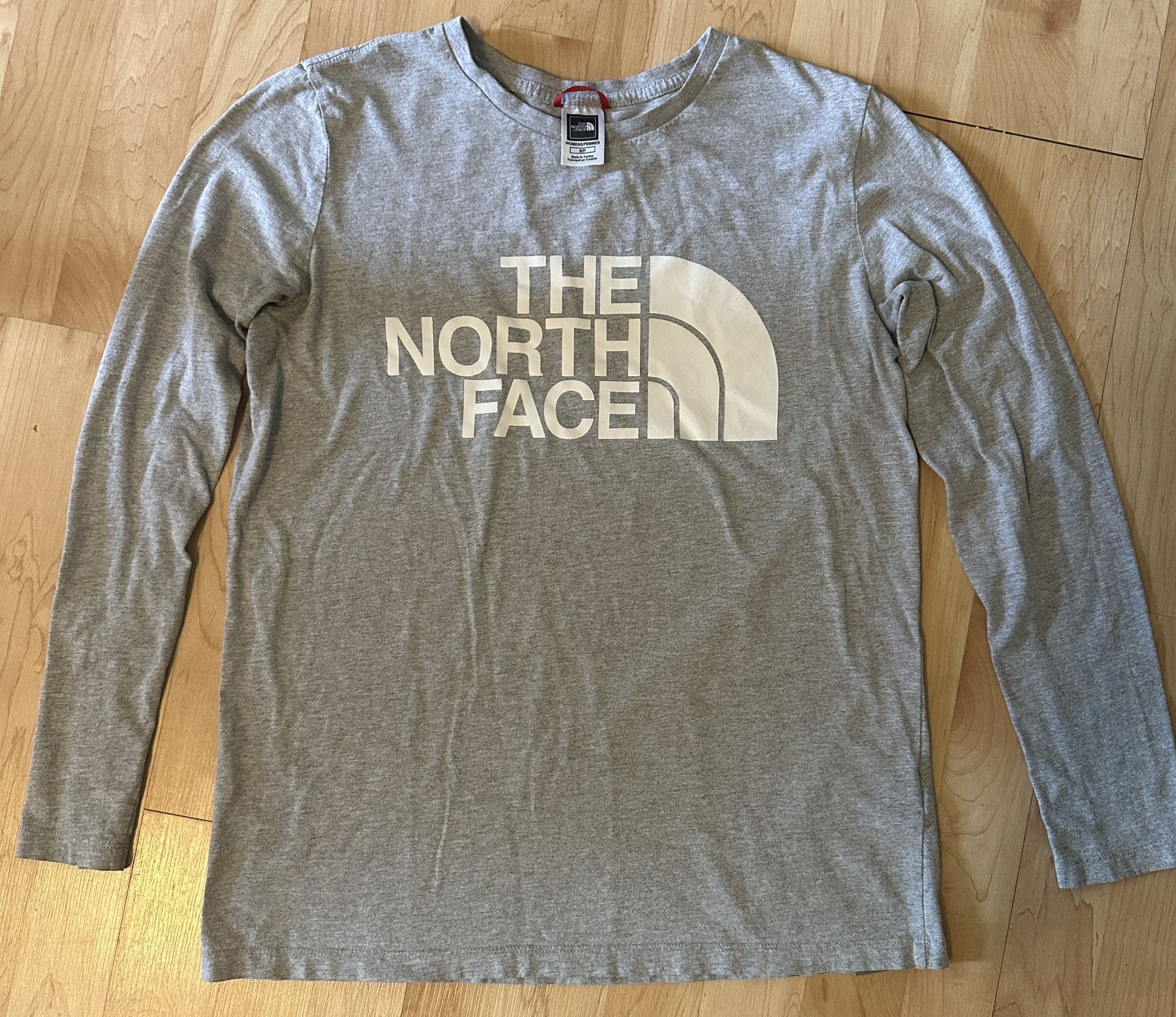 NorthFace Gray Long Sleeve Shirt - Size Small