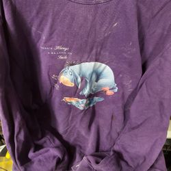 Vintage 1990s Eeyore Always A Reason To Smile Sweatshirt
