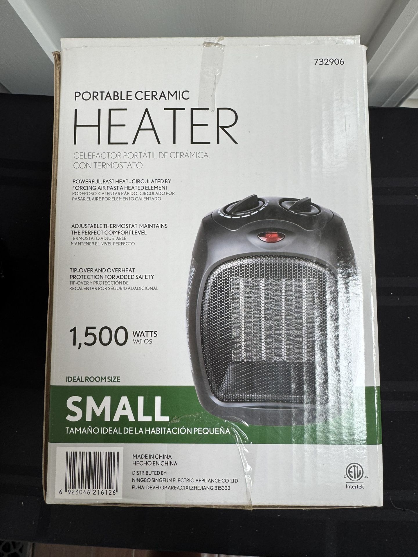 New Portable Ceramic Heater $10