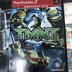 Tmnt Ps2 $25 Gamehogs 11am-7pm