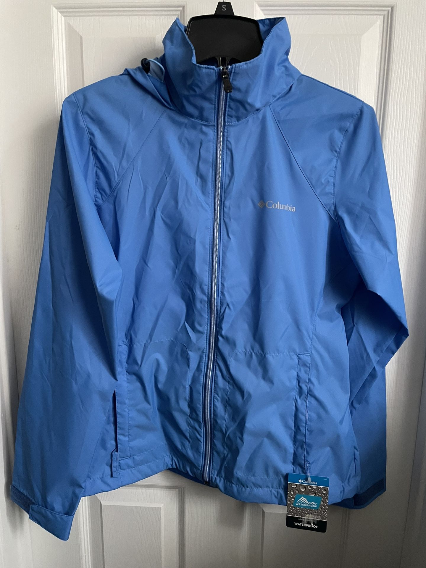 Columbia Waterproof Lightweight Jacket Size Small With Hood