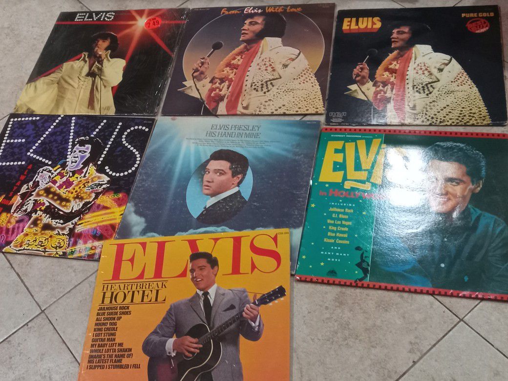 Elvis  Vintage Collection Records  Total 7 