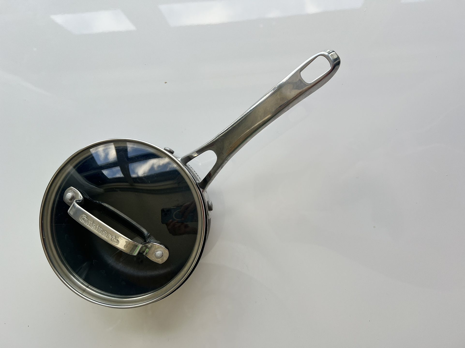 small pan cuisinart and strainer