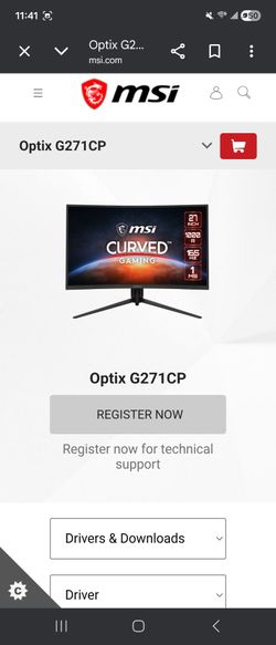 27 inch MSI Optix G271CP