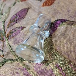 Small Open End Flat Top Glass Cruet Stopper 