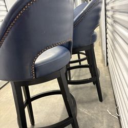 Genuine leather Bar Stools from Grandin Road