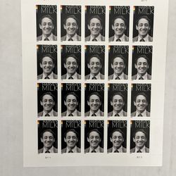 Pride - 2014 - Sheet Of Harvey Milk - Forever Stamps - (New)