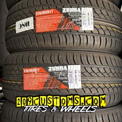 4 New Tires Size 235-50-17 Installed And Balanced Out The Door No Hidden Fees