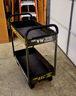 Rare vintage tool service cart