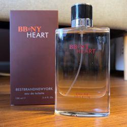 BB NY BESTBRANDNEWYORK EDT Heart Eau de Toilette Perfume Spray 3.4oz/100mL