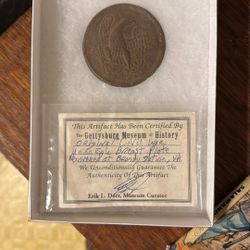 Civil War Union Eagle Breastplate And Sword Belt Plate