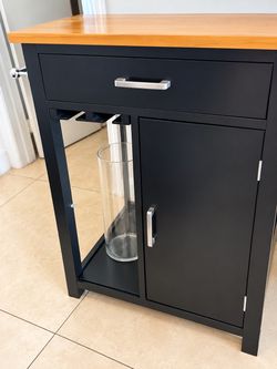 Mesa auxiliar de cocina tipo isla