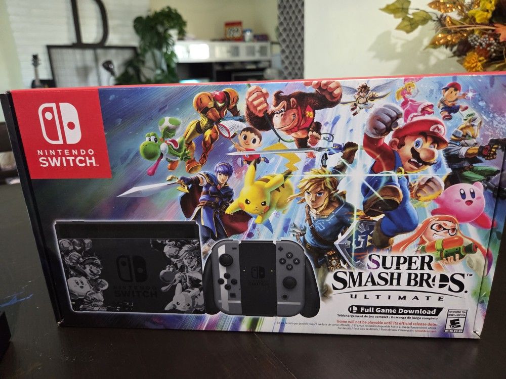 Nintendo Switch Super Smash Bros Ultimate Edition
