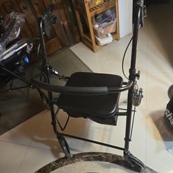 Adult Walker with Seat has storage new