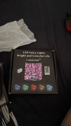 40ft LED FAIRY LIGHTS W/ remote and charger