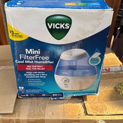 Vicks mini Filter free cool Mist Humidifier 