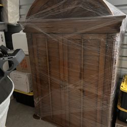Antique Solid Wood Armoire 
