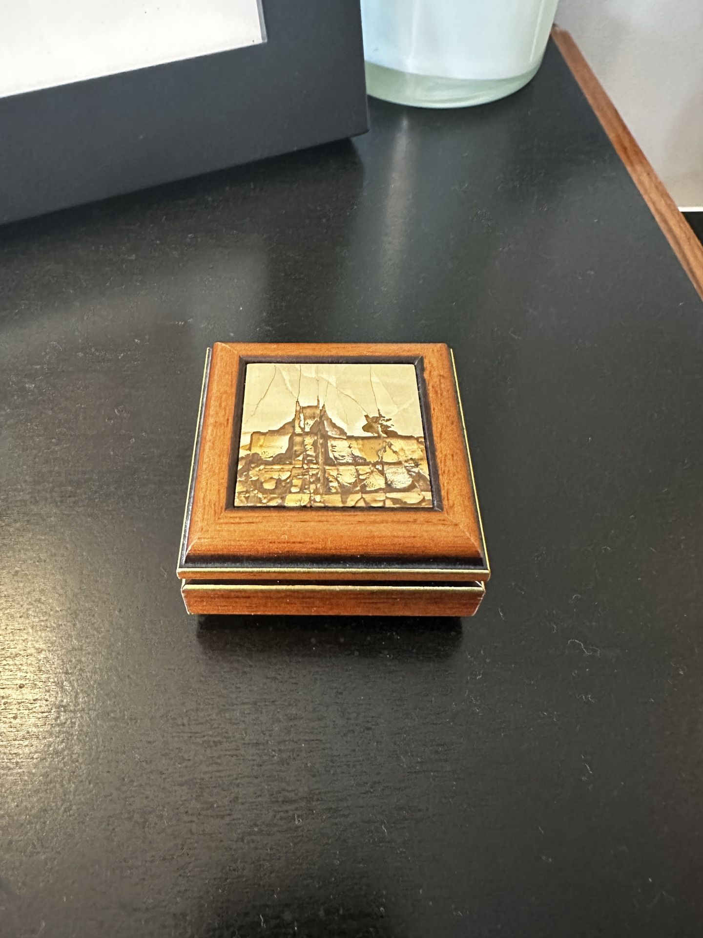 VTG Wood italian Jewelry Box