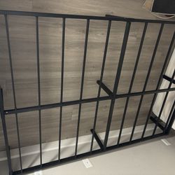 Full size, bedframe, and mattress