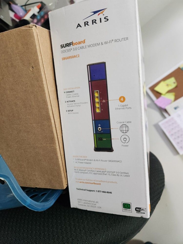 Arris Modem/router Combo