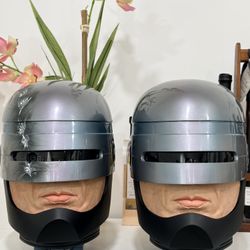 Robocop Peter Weller Signed Helmets 