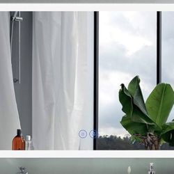 Bathroom Mirror with Dimmable LED Lighting for Bathroom